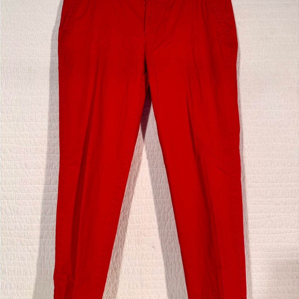 Liz Claiborne Straight Leg Red Women's Pants